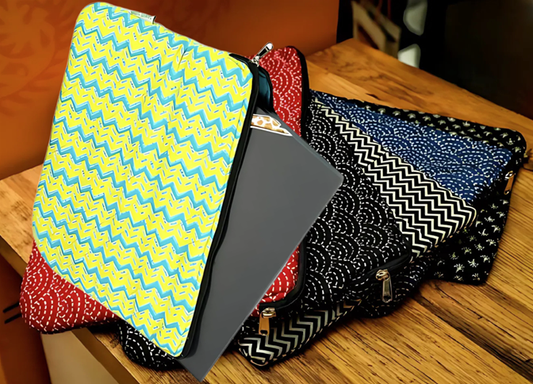 Quilted Fabric Laptop Sleeves
