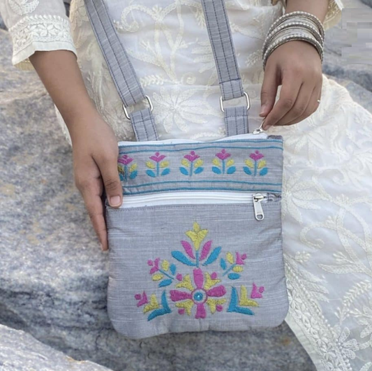 ANANYA Elegant Embroidered Sling-bag