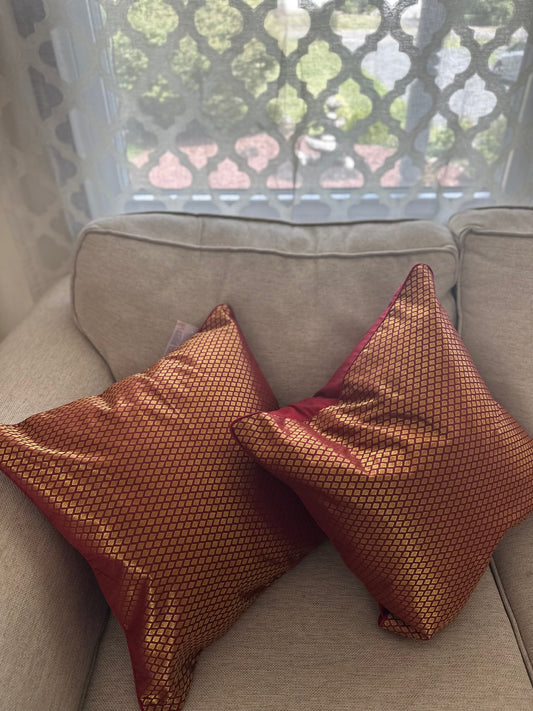 Brocade Cushion Covers 18”