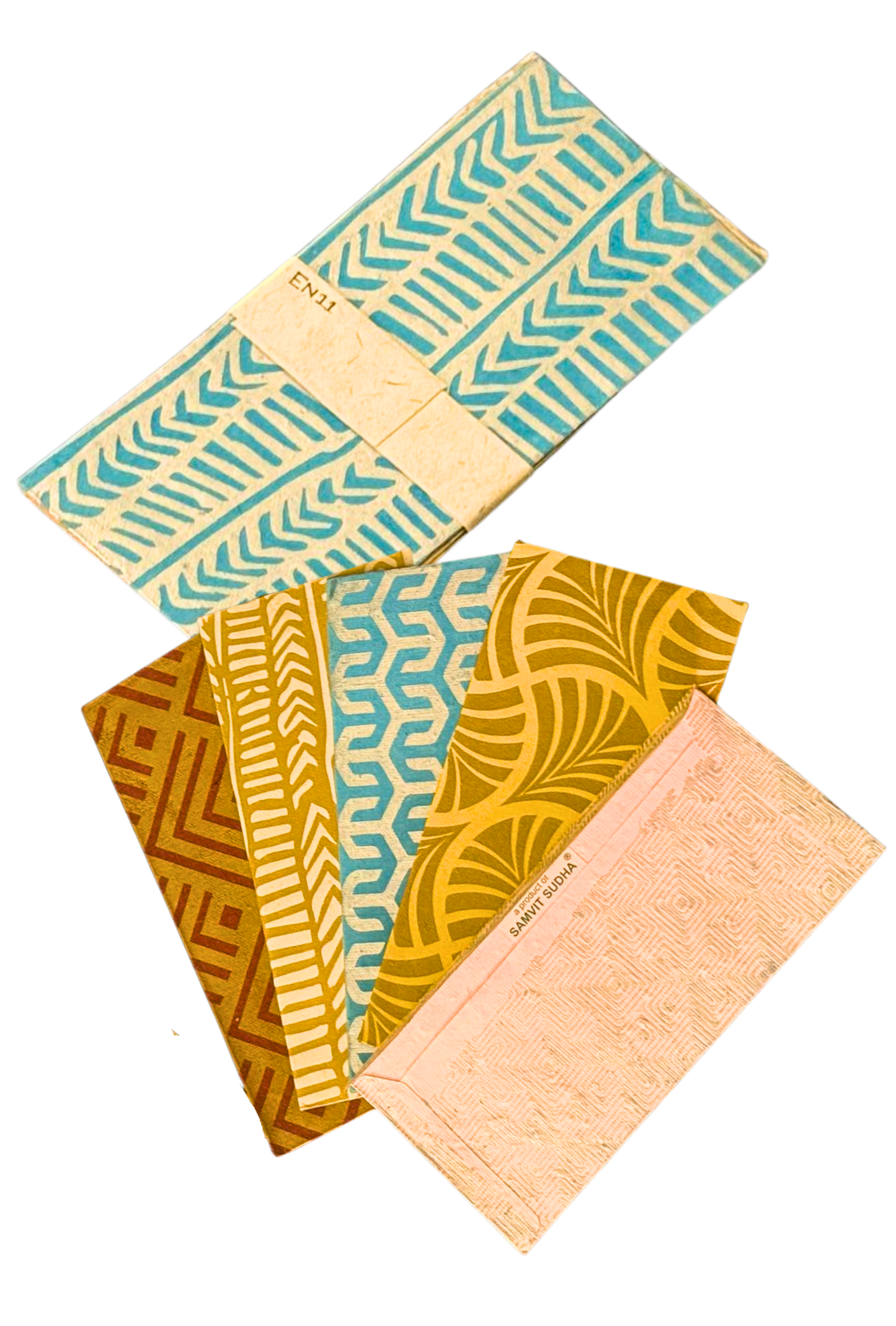 Handmade paper gifting envelopes (set of 5 envelopes)