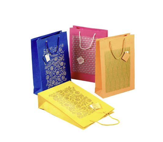 Handmade Paper Gift Bags (Vertical)