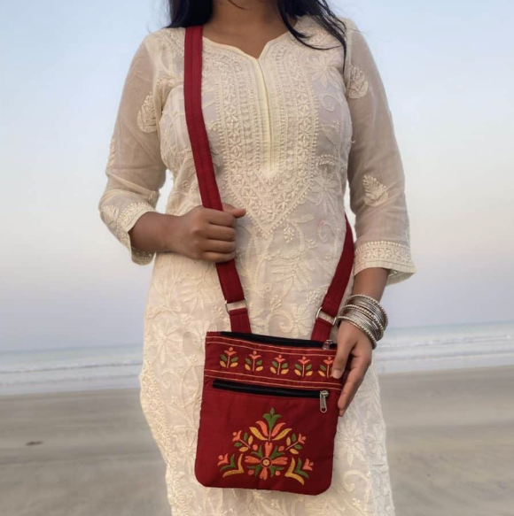 ANANYA Elegant Embroidered Sling-bag