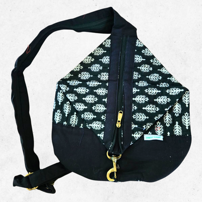 Quilted Backpack (cotton backpack)