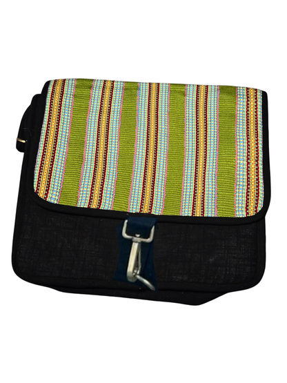 Laptop Bag - with Handwoven Inkle Loom