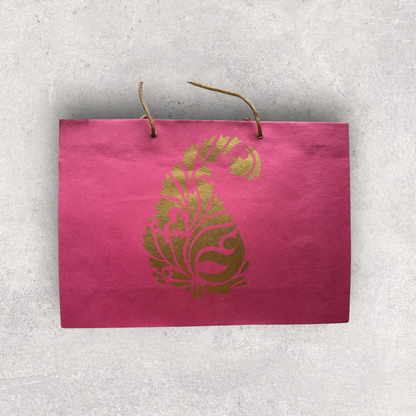 Handmade Paper Gift Bag (Horizontal)
