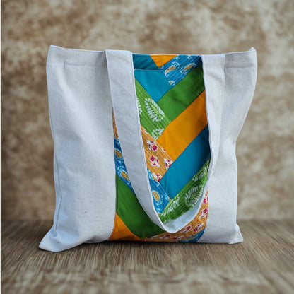 Aadhya Chevron Tote Bag