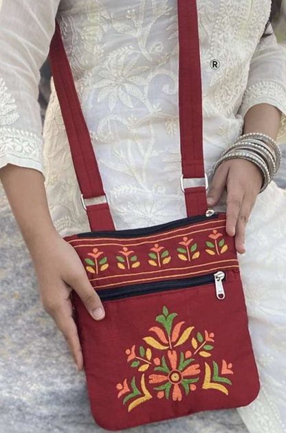 ANANYA Elegant Embroidered Sling-bag