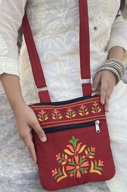 ANANYA Elegant Embroidered Sling-bag