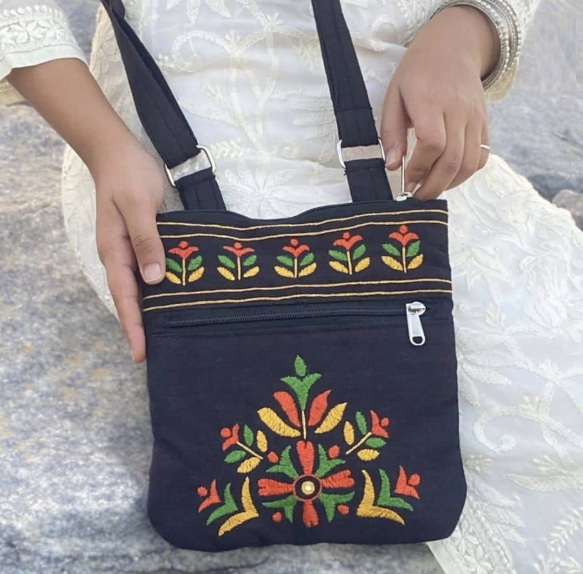 ANANYA Elegant Embroidered Sling-bag