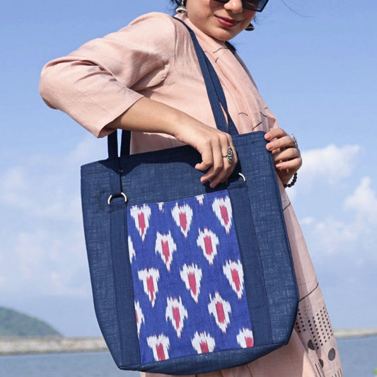 Kaamyaa Ikat Tote Bag