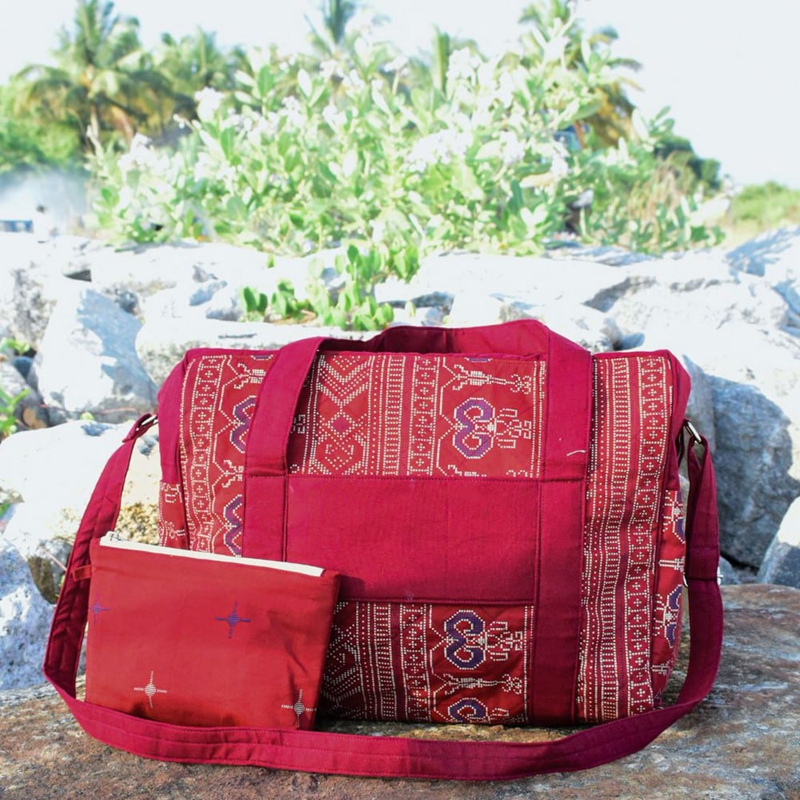 Duffel bags with wallet