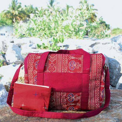 Duffel bags with wallet