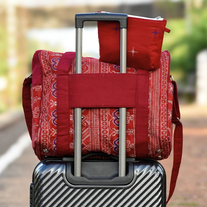 Duffel bags with wallet