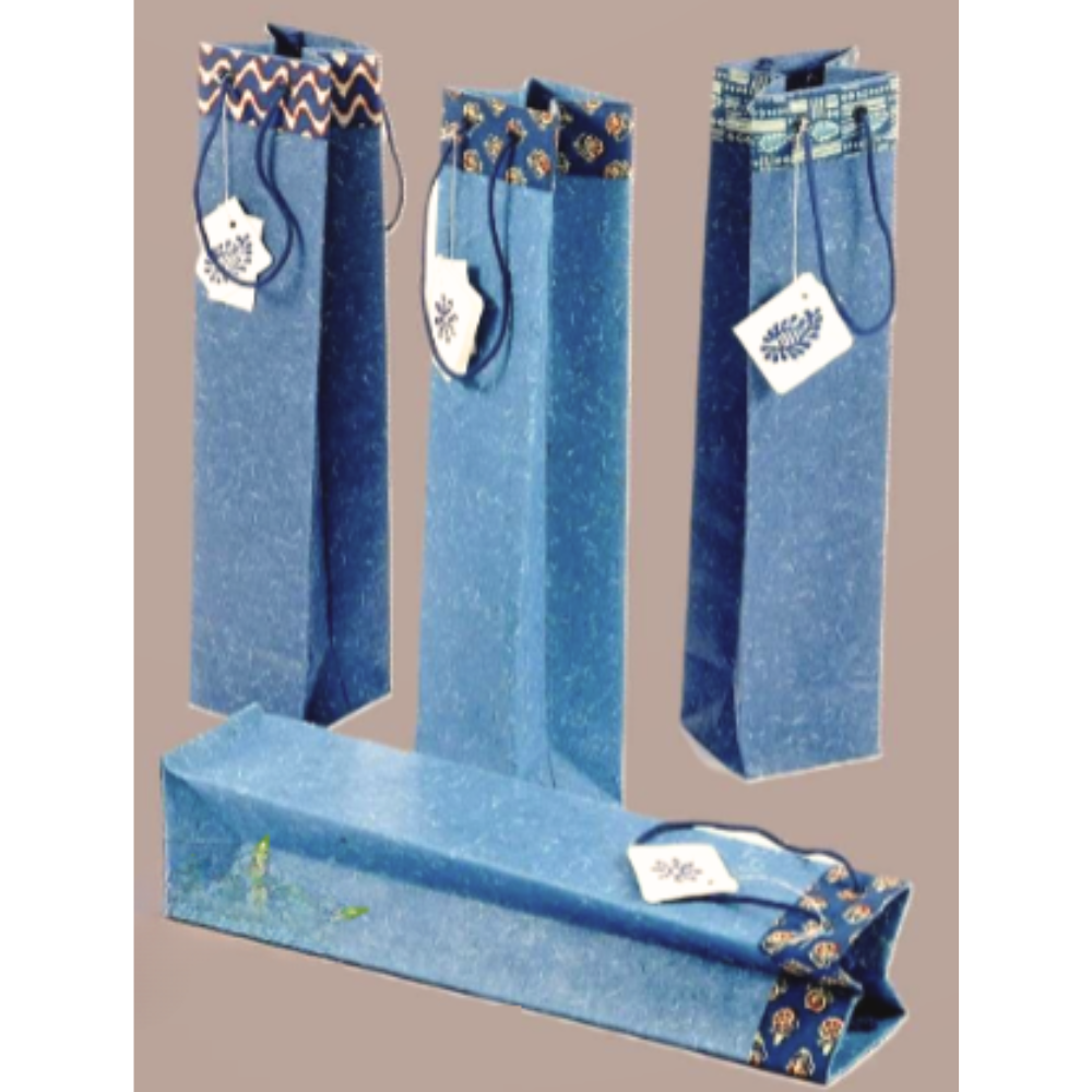 Denim Handmade Paper Gift Bags