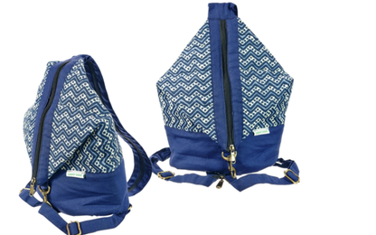 Quilted Backpack (cotton backpack)