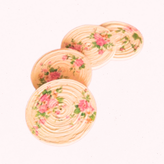 Round Decoupage Coasters (set of 4)