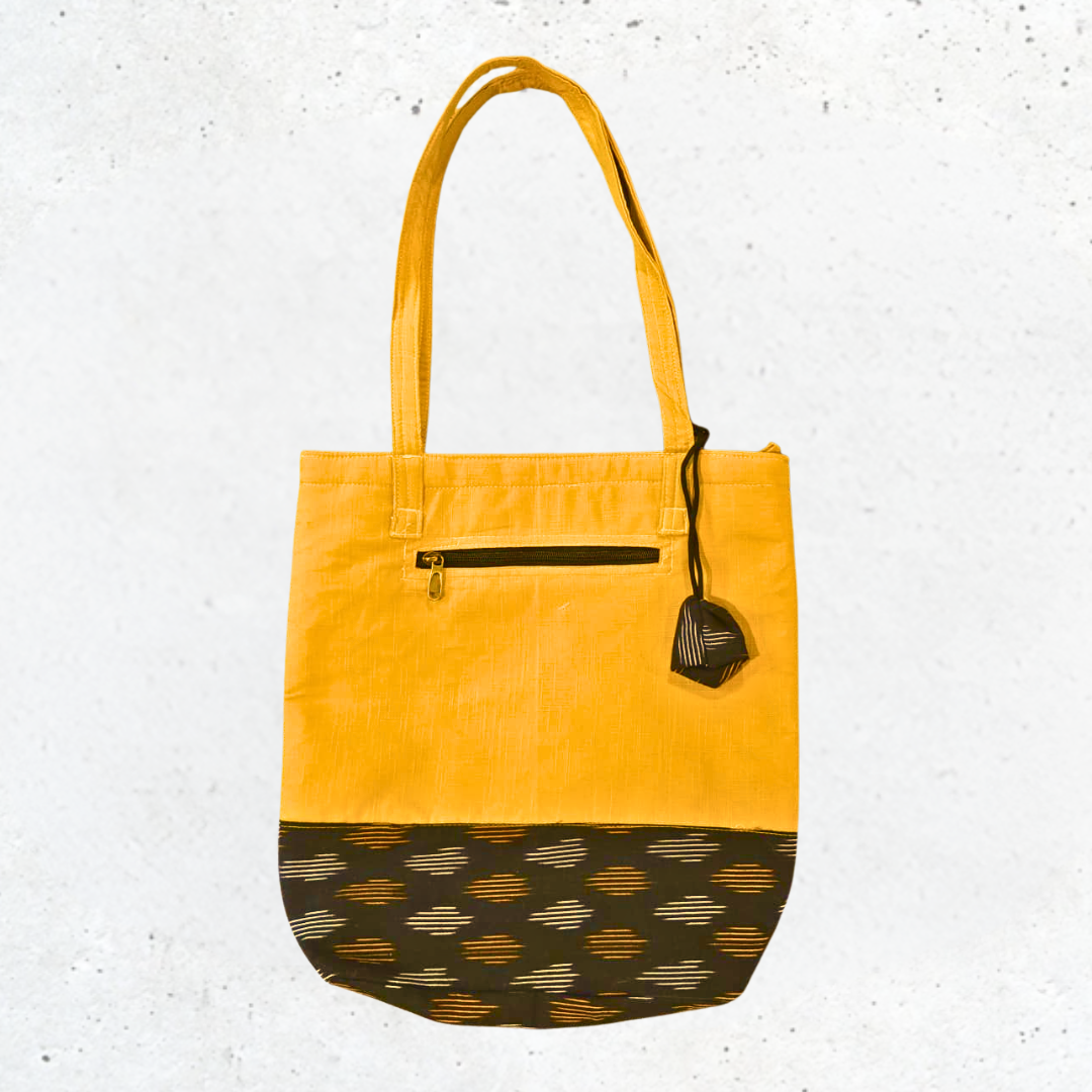 Aabhaas Tote bag with Ikat