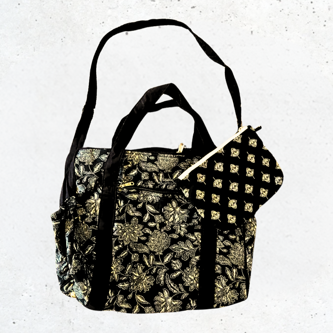 Duffel bags with wallet