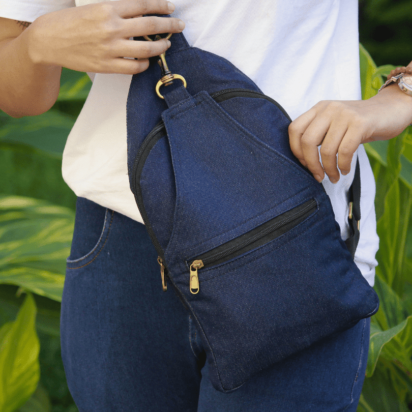 Crossbody Denim Bag