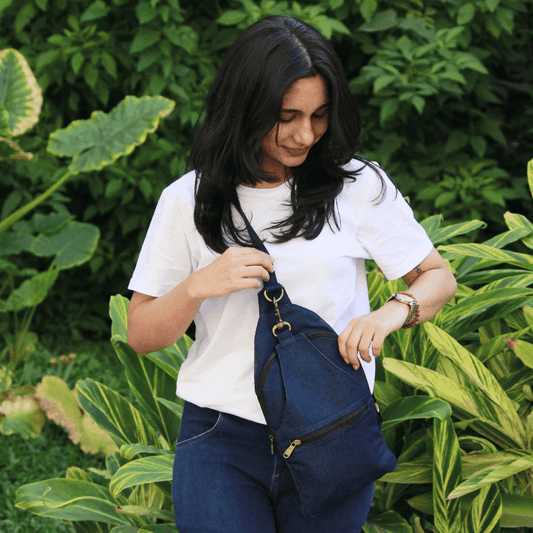 Crossbody Denim Bag